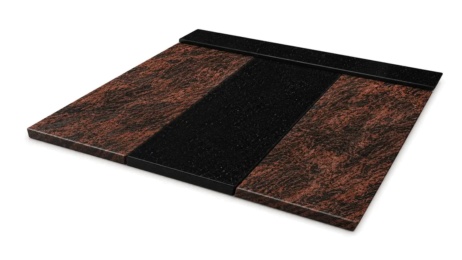 Granito plokštės „Aurora + Black Premium“ kapams - Image 1