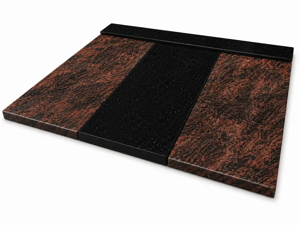 Granito plokštės „Aurora + Black Premium“ kapams - Image 1